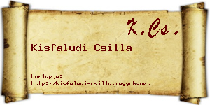Kisfaludi Csilla névjegykártya
